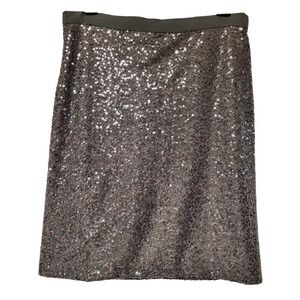J.Crew Sequin Mini Skirt Showgirl‎ Party Club Going Out Glam Cocktail Size 4